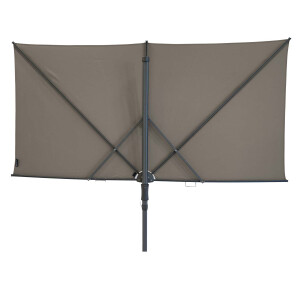 Vrijhangende zweefparasol Sun Square 250x125 (Taupe)