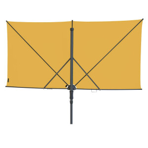 Vrijhangende zweefparasol Sun Square 250x125 (Yellow)