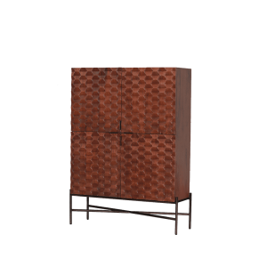 Tower Living Opbergkast 'Paola' Mangohout, 180 x 130cm