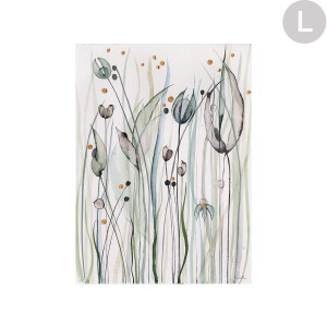 Urban Cotton Wandkleed 'Dreamy Landscape' in zwart frame, Large, 145 x 190cm