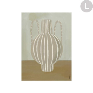 Urban Cotton Wandkleed 'Vivid Vase 04' in zwart frame, Large, 145 x 190cm