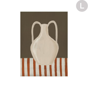 Urban Cotton Wandkleed 'Vivid Vase 06' in zwart frame, Large, 145 x 190cm