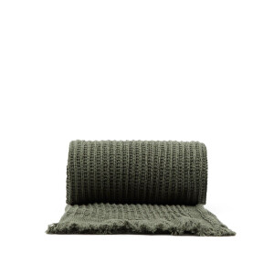 Kave Home Plaid 'Nulina' 130 x 170cm, kleur Groen