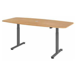 XMST 22 G | 220x103 | Bureau elektrisch in hoogte verstelbaar - Eiken 220 x 103 Tafelhoogte I Elektrisch in hoogte verstelbaar