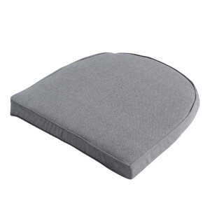 Zitkussen wicker york 48x48cm   Oxford grey (waterafstotend)