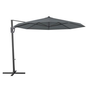 Vrijhangende zweefparasol Capri 350cm (grey)