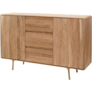 Fawn dresser houten ladekast naturel - 180 x 110 cm