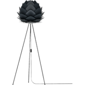 Aluvia Medium vloerlamp anthracite grey - met tripod zwart - Ø 59 cm