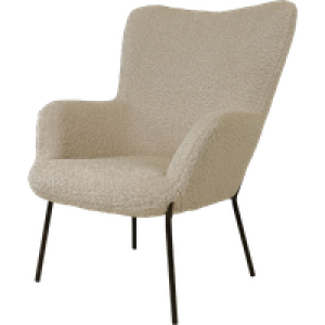 Rosemarie teddy fauteuil bruin