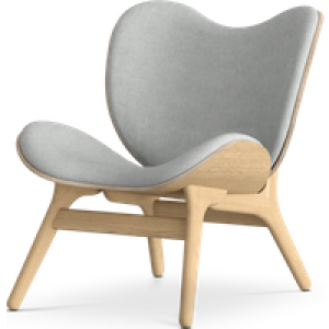 A Conversation Piece naturel houten fauteuil Sterling