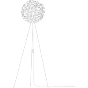 Lora Medium vloerlamp white - met vloer tripod wit - Ø 45 cm