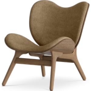 A Conversation Piece houten fauteuil donker eiken - Sugar Brown