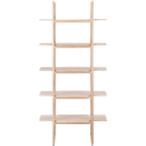 Muse room divider houten boekenkast naturel - 216 cm