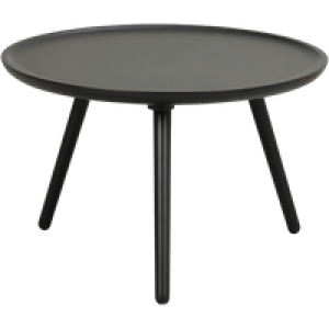 Daisy houten salontafel zwart - Ø 55 cm