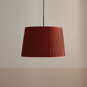Kave Home Lampenkap 'Guash' Ø50cm, kleur Terracotta