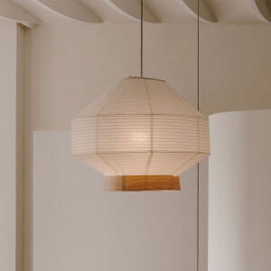 Kave Home Lampenkap 'Hila' Papier, Ø55cm