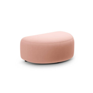 Hocker Kate halfrond velvet | Micadoni