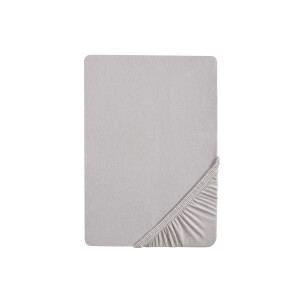 Biberna Jersey hoeslaken (Grijs, 140-160 x 200 cm)