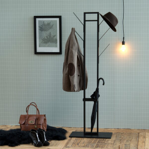 Bendt Kapstok 'Celine' 165cm, kleur Zwart