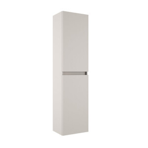 Adema Chaci Hoge Kast - 140x35x27cm - 2 deuren - mat cotton (beige) 77444