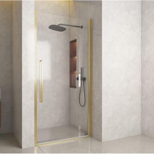 Aqua Vista Pisa Giro de Luxe front draaideur 90x200 cm Brushed YT R-QP-GX90-BYT
