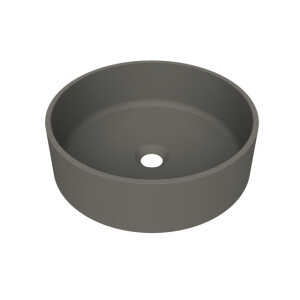 Arcqua Case waskom - rond - 40cm - mat quartz grijs WAS657191