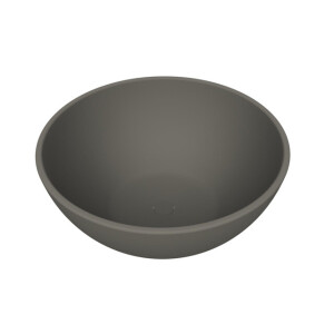 Arcqua Prince waskom - opbouw - rond - 38cm - mat quartz grijs WAS651299