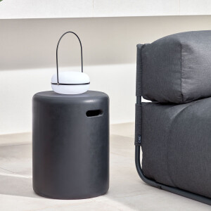 Kave Home Outdoor Bijzettafel 'Taimi' Ø35cm, kleur Zwart