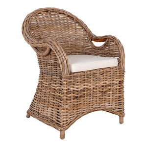 Set van 2 tuinstoelen Larisa rotan | House Nordic