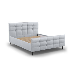 Bedframe met hoofdbord Bruce velvet 160 x 200 cm | Micadoni Limited Edition