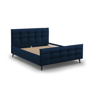 Bedframe met hoofdbord Bruce velvet 160 x 200 cm | Micadoni Limited Edition