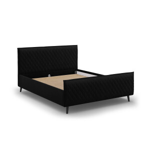 Bedframe met hoofdbord Criss velvet 180 x 200 cm | Micadoni Limited Edition