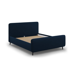 Bedframe met hoofdbord Kaia velvet 140 x 200 cm | Micadoni Limited Edition