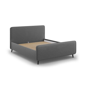 Bedframe met hoofdbord Kaia velvet 160 x 200 cm | Micadoni Limited Edition