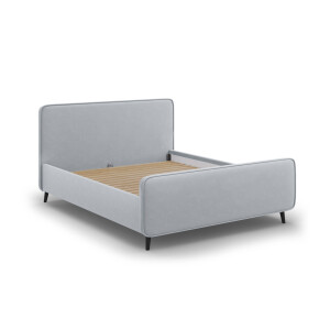 Bedframe met hoofdbord Kaia velvet 160 x 200 cm | Micadoni Limited Edition