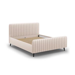 Bedframe met hoofdbord Lily velvet 140 x 200 cm | Micadoni Limited Edition