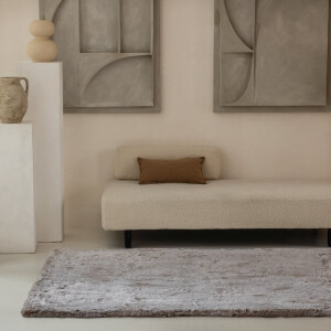 Vloerkleed Comfy Taupe - 160 x 230 cm maat: 230x160cm - materiaal: Polyether - Dekbed-Discounter.nl