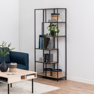 Bendt Wandrek 'Holger' Hout / metaal 6-laags asymmetrisch, 185 x 77 cm