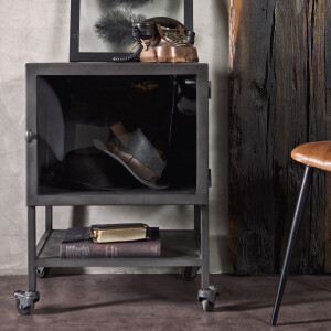 BePureHome Vitrinekastje 'Bespoke', kleur Grijs