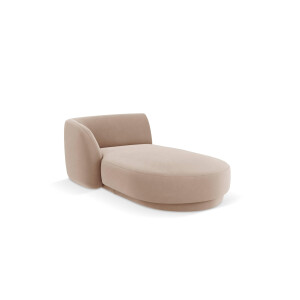 Chaise longue Miley links velvet | Micadoni Limited Edition