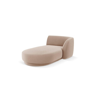 Chaise longue Miley rechts velvet | Micadoni Limited Edition