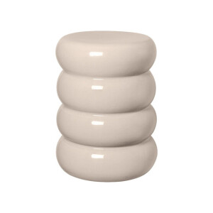 Blomus TORU krukje - 44x34x34cm - keramiek - rond - Lily white 67119