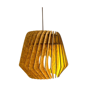 Spin M kurken hanglamp medium - met koordset zwart - Ø 37 cm