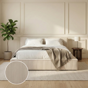 Boxspring Met Opbergruimte Amour Cosy - Crème - Dekbed-Discounter.nl