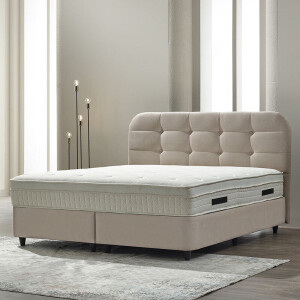 Boxspring Met Opbergruimte Rondo 140x200 Cm Antraciet Met Opbergruimte Dekbed Discounter - Dekbed-Discounter.nl