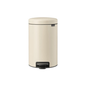 Brabantia NewIcon Pedaalemmer - 12 liter - kunststof binnenemmer - soft beige 149924