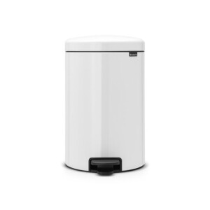 Brabantia NewIcon Pedaalemmer - 20 liter - metalen binnenemmer - wit 114243