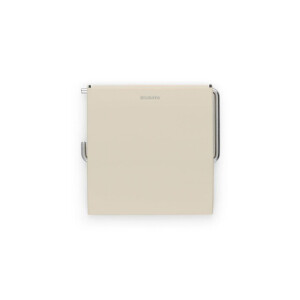 Brabantia ReNew Toiletrolhouder - met klep - zelfklevend - soft beige 223242