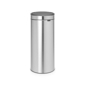 Brabantia Touch Bin Afvalemmer - 30 liter - kunststof binnenemmer - matt Steel 115349
