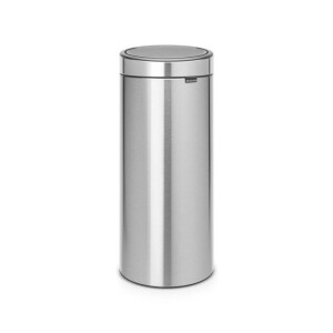 Brabantia Touch Bin Afvalemmer - 30 liter - kunststof binnenemmer - matt steel fingerprint proof 115462